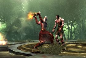 Slik så God of War II ut på PS2.