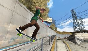 Min spesialitet. Nosegrind på rail.
