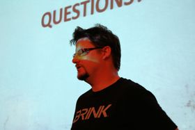 STERKE MENINGER: Paul Wedgewood står bak spennende Brink. (Foto: Mikael H. Groven/Gamer.no)