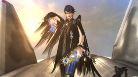 Skjermbilete frå Bayonetta 2.