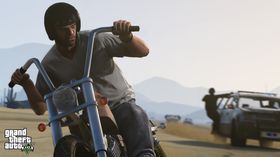 Fart og spaning i GTA V.