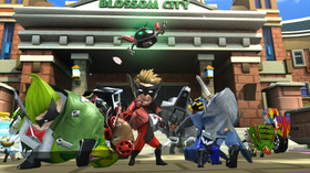 Team pose.