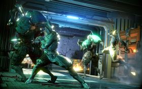Warframe har valgt å legge spillfigurens spesielle evner til bevegelser på berøringsplaten.