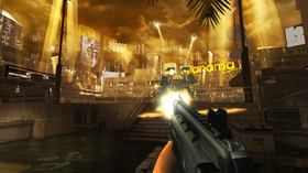 Deus Ex: The Fall i aksjon.