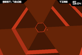 Super Hexagon.