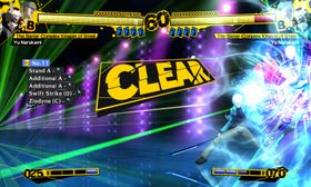 Skjermbilete frå Persona 4 Arena.