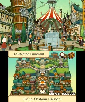 Professor Layton and the Miracle Mask.