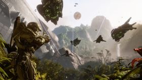 Skjermbilde fra Halo 4.
