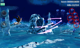 Slik ser Crimson Dragon ut på Windows Phone.