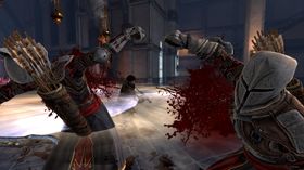 Blodig skjermbilete frå Dragon Age II.
