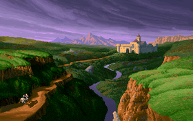 Introduksjonssekvensen til Lands of Lore.