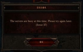 Diablo IIIs Error 37, eller «vi har trøbbel, så du får ikke spille».