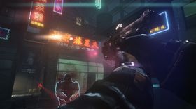 Inspirasjonen fra filmer som Blade Runner og Terminator er tydelig.