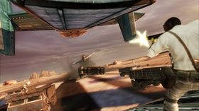 Action i Uncharted 3.