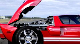 Ford GT, men ikke i solnedgang.