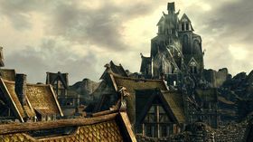 Sånn kan en by i Skyrim se ut.