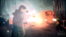 Mye lys og varme i Alan Wake.