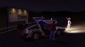 Marty, Doc og en DeLorean. Jepp, dette er utvilsomt Back to the Future.