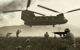 Hendig helikopter.