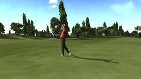 Fint vær for litt golf.