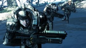 «Hei, Wesker, pssst, trur du Marcus veit om oss?» «Nei, eg er som vinden»