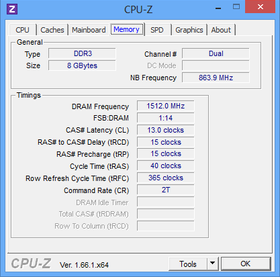 ADATA XPG @ 3000 MHz 13-15-15-40.