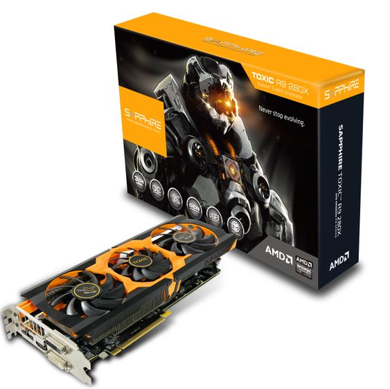 Sapphire Radeon R9 280X Toxic.