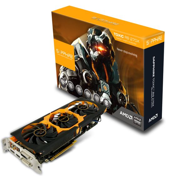 Sapphire Radeon R9 270X Toxic.