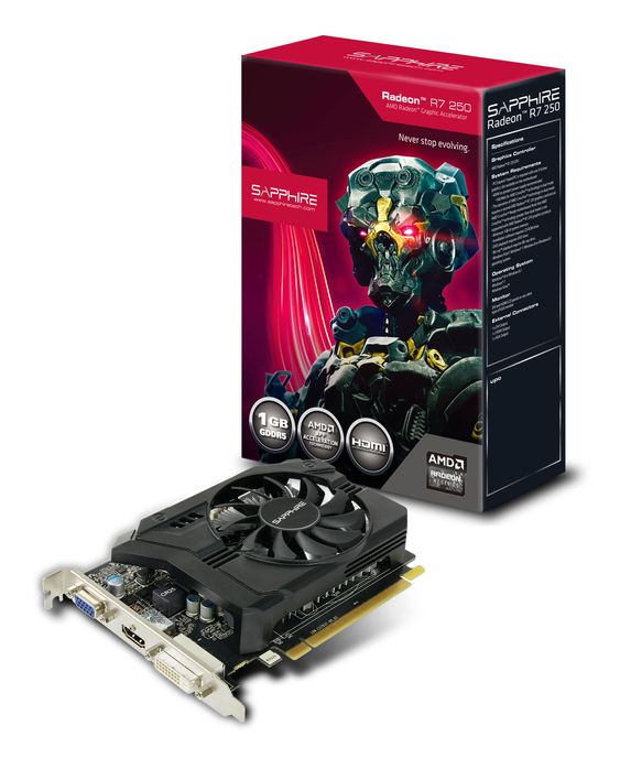 Sapphire Radeon R7 250.