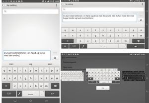 Tastaturet kan endres på flere måter.