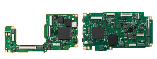 Bildeprosessor i henholdsvis GM1 og GX7.