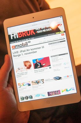 Vi måtte selvsagt sjekke siste nytt, da vi fikk klørne i nye iPad Mini.