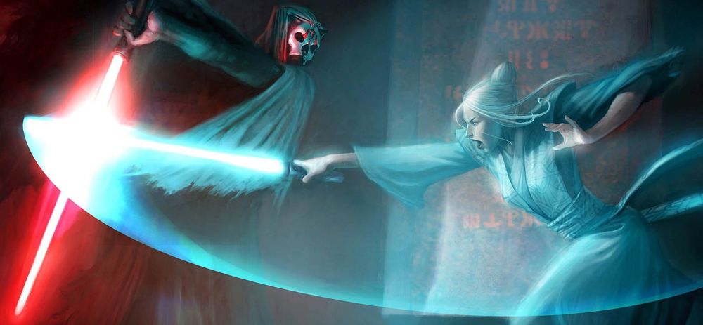 Konseptkunst fra Star Wars: Knights of the Old Republic II.