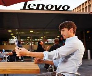 Ashton Kutcher er hyret inn for å skape blest om det nye Lenovo-brettet Yoga.