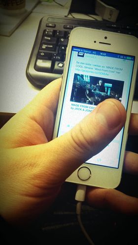Norsk Facebook-annonse på mobil.