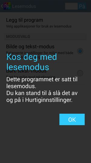 Lesemodus demper baklyset i skjermen, og gjør den noe mer behagelig å lese på over tid. De fleste steder i menyene imponerer Asus med gode, og gjennomtenkte oversettelser. Noen av opplæringsskjermene er unntak.
