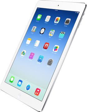 iPad Air med omslaget intakt.