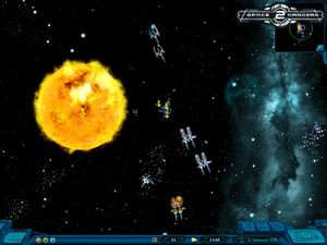 Verdensrommet i Space Rangers 2 var i 2D.