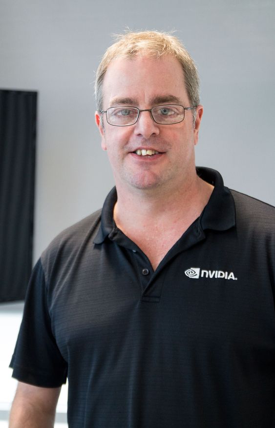 om Petersen, teknisk markedsføringssjef hos Nvidia, er mannen som fant opp G-Sync.