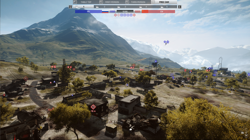 Tilskuermodusen lever opp til forventningene fra Battlefield 2.