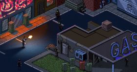 Solid pixelgrafikk i Confederate Express.
