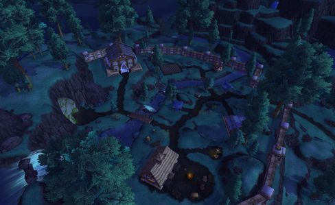 Sånn kan en garnison i Shadowmoon Valley se ut.