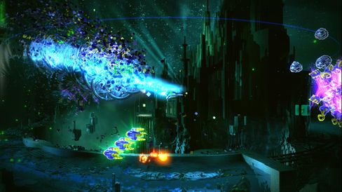 I Resogun skjer det mye på en gang.