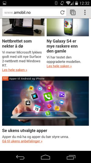 Chrome er rask og enkel i bruk. Her synkroniseres faner og bokmerker gjennom skyen, slik at du kan fortsette der du slapp når du kommer til en ny skjerm.