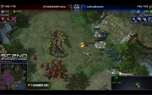 Avgjørende øyeblikk i femte og siste kamp mellom Prebs og Balder. (Skjermbilde: Gamer.no/SC2.no).