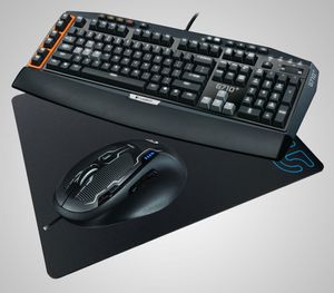 Dette er utstyrspakken som Prebs stakk av med. (Foto: Logitech).