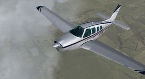 Carenados Bonanza A-36 er et av flyene i Prepar3D 2.0-pakken.