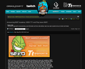 Seed Academy er ROOT Gamings initiativ der de bygger opp spillere. (Faksimile: ROOT Gaming).
