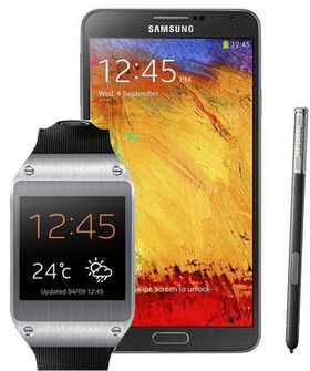 Samsung Galaxy Note 3 og en Galaxy Gear er premien én av dagene.