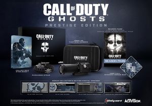 Call of Duty: Ghosts Prestige Edition.